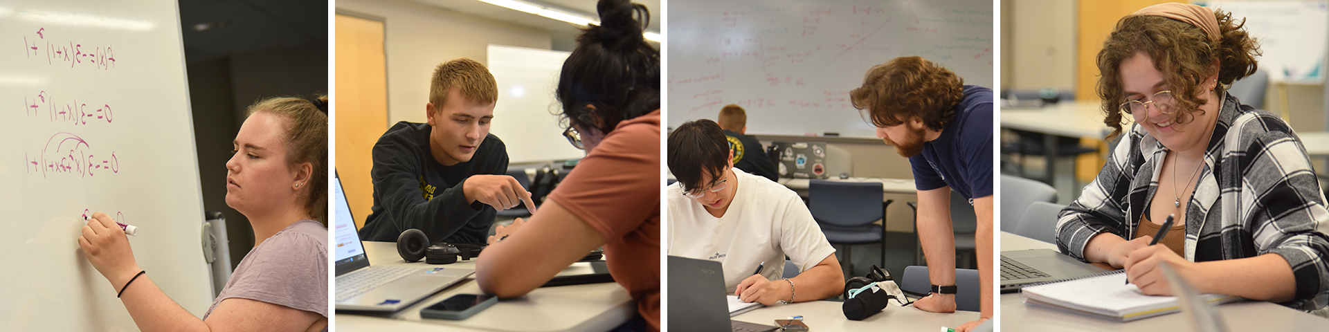 Students and tutors interacting at the Student Success Center